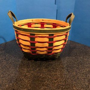 Handmade Longaberger Holiday Basket